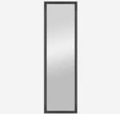 Wholesale - 18.9"x66" MERCER BLACK LEANER FRAMED MIRROR C/P1, UPC: 044021646373